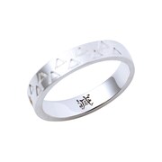 我妻善逸モデルのシルバーリング。