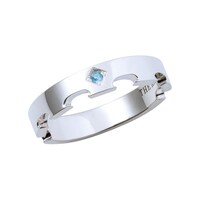 嘴平伊之助モデルのシルバーリング。