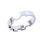 嘴平伊之助モデルのシルバーリング。