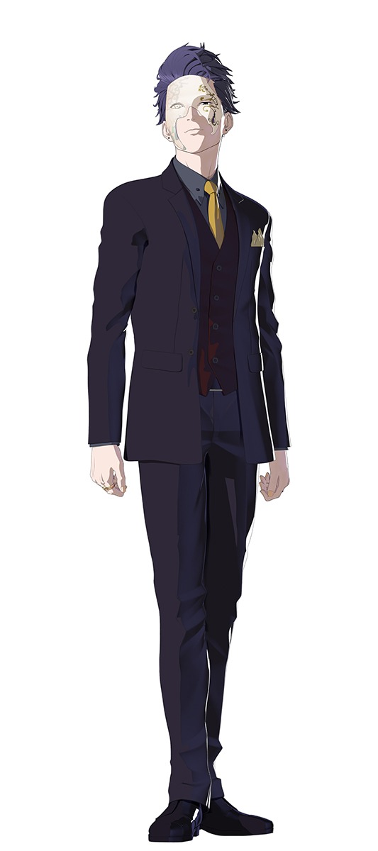 Dr.クラウン（CV：宮野真守）の設定画。