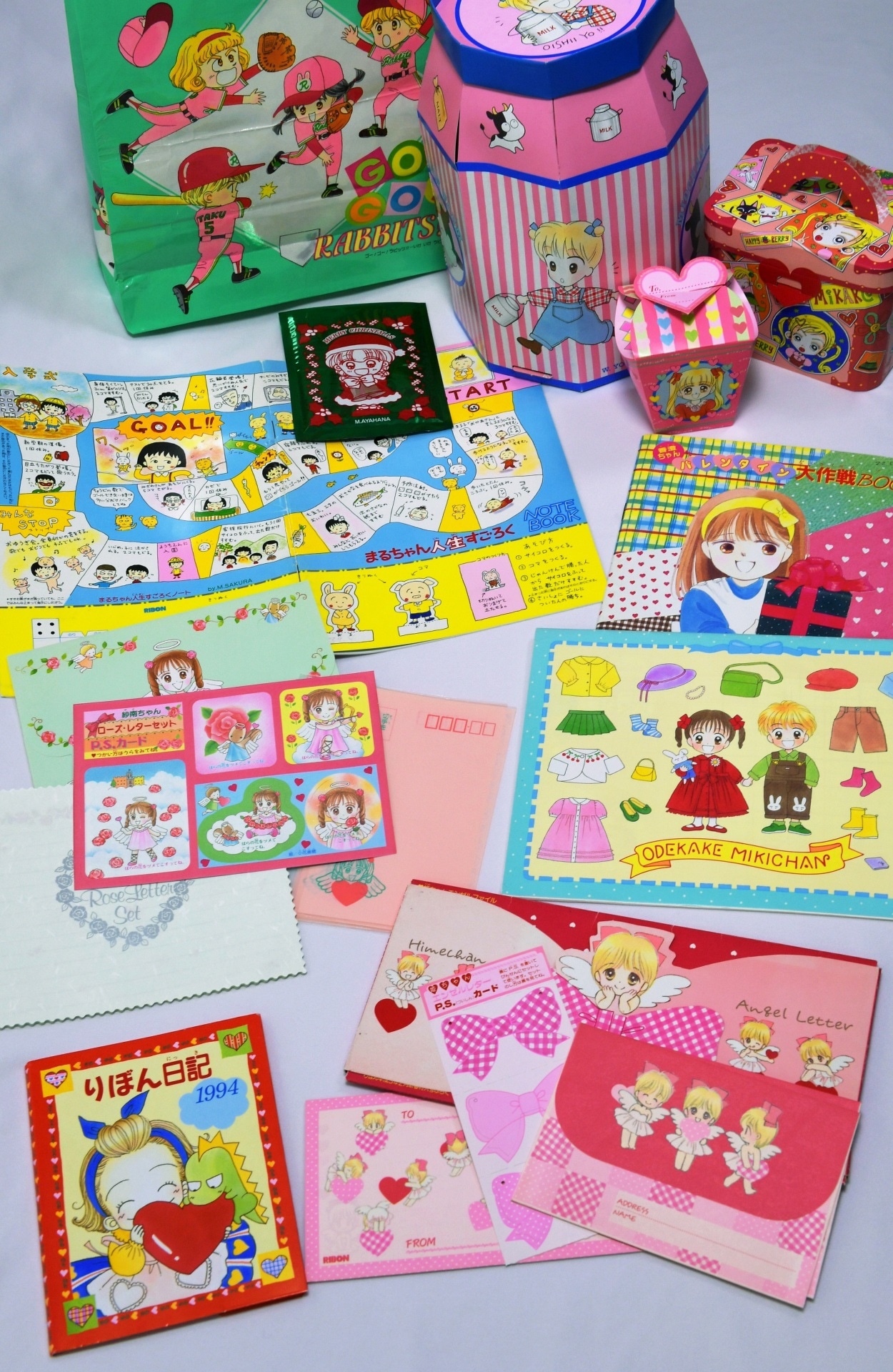 会場に展示されるりぼんふろくのイメージ。