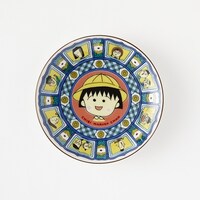 会場で販売される「ちびまる子ちゃん」の九谷焼豆皿。(c)さくらプロダクション