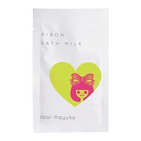 会場で販売される「特別展 りぼん ディアマユコ バスミルク」。