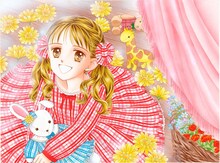 「こどものおもちゃ」の新規展示原画。 (c)小花美穂/集英社