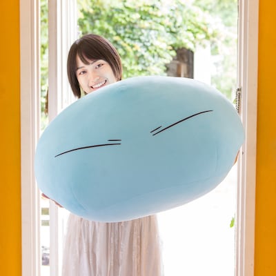 「転生したらスライムだった件 ハイパーメガぬいぐるみ リムル様」のイメージ。