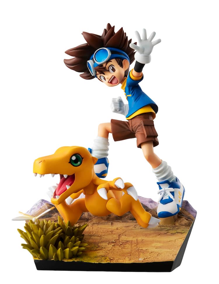 デジモンアドベンチャー 太一 アグモンが当時の構図で立体化 バタフライも舞う コミックナタリー