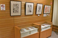 「なかよし創刊65周年記念原画展」の様子。