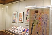 「なかよし創刊65周年記念原画展」の様子。