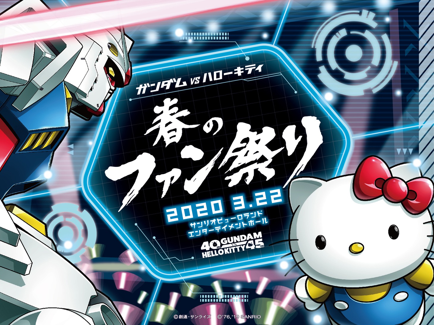 「ガンダム vs ハローキティ 感謝祭『春のファン祭り』」