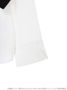 「中島敦イメージ リボンベルト付きブラウス」