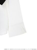 「中島敦イメージ リボンベルト付きブラウス」