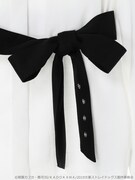 「中島敦イメージ リボンベルト付きブラウス」