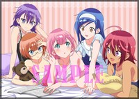 TVアニメ「ぼくたちは勉強ができない！」Bly-ray / DVD第1巻店舗共通購入特典のクリアファイル（イメージ）。