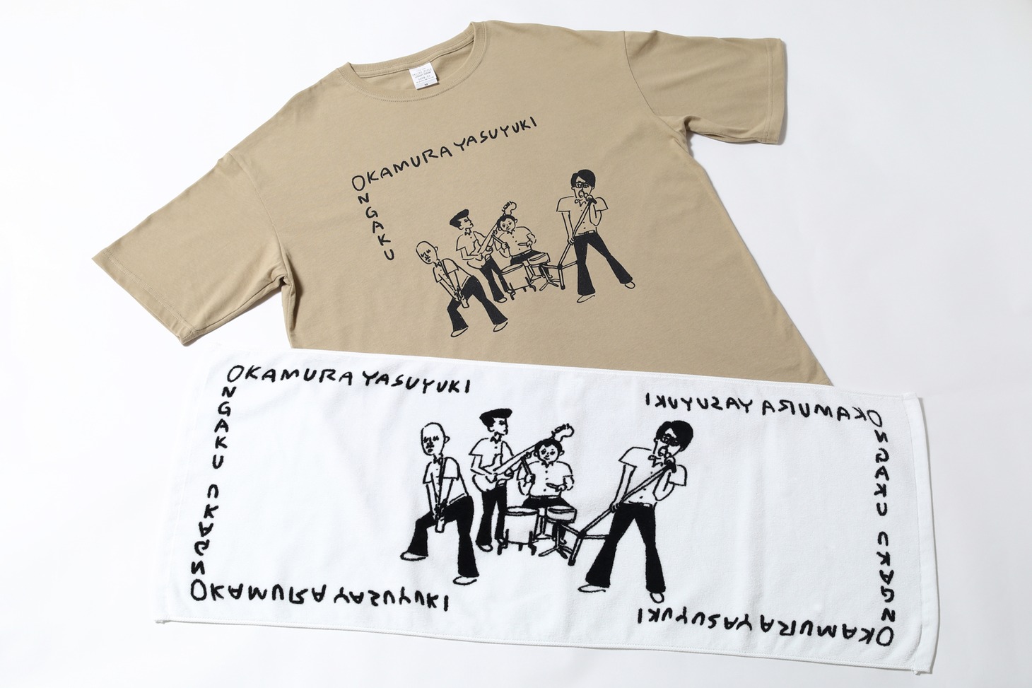 ライブツアー「やばいよ！この気持ち。」ツアーグッズの一部。