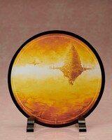 付属品の金屏風。