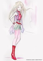 天野喜孝による船田キャスリーンのキャラクター原案。