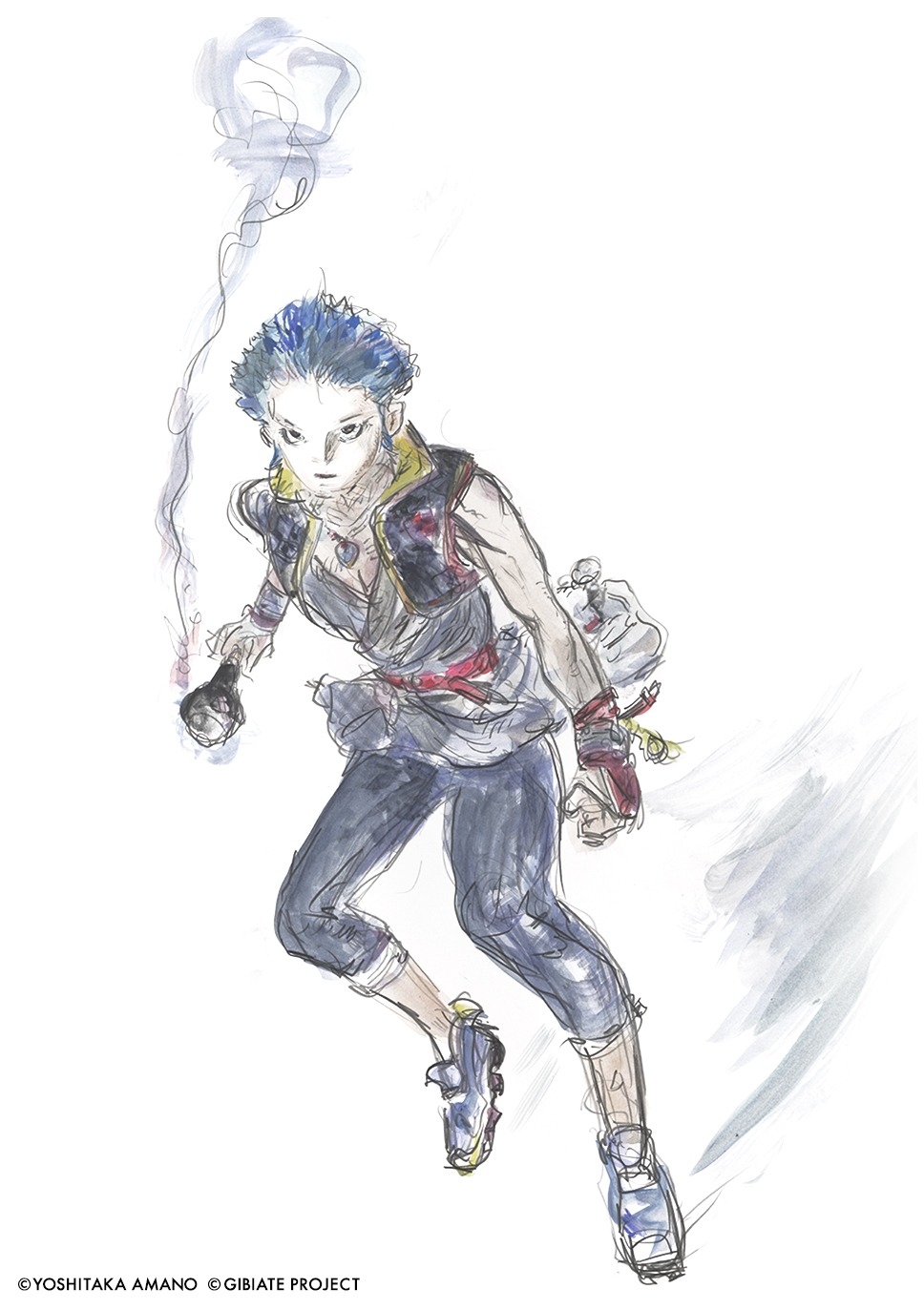 天野喜孝による真田兼六のキャラクター原案。