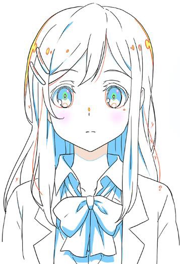 伊藤美来演じるしまむらの設定画。(c)2019 入間人間/KADOKAWA/安達としまむら製作委員会