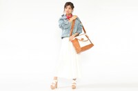 青葉城西高校モデルのバッグの使用イメージ。