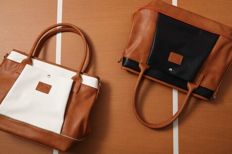 「ハイキュー!!」の烏野高校、青葉城西高校をモチーフにしたバッグ。