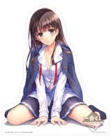 D賞「加藤恵 特大パネル ロングヘアver.」