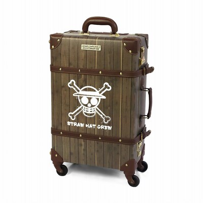 「麦わらストア限定キャリーケース WOOD PATERN ver.」