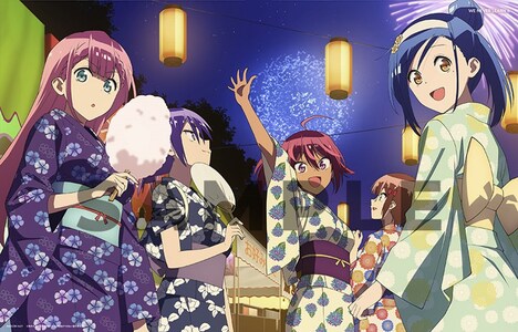 TVアニメ「ぼくたちは勉強ができない」Blu-rayおよびDVD第6巻デジパックのイラスト。