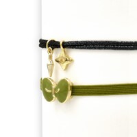 「忍たま乱太郎」静電気軽減ヘアブレスレットの三年生。