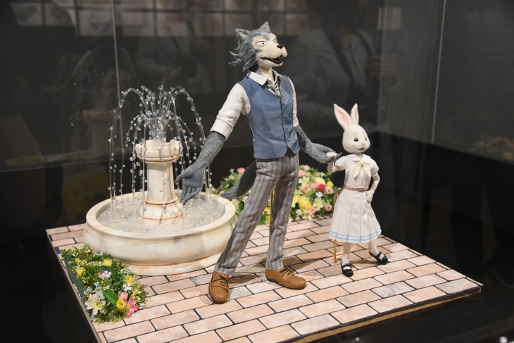 アニメ「BEASTARS」のオープニング映像に使われたセット。