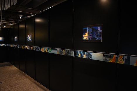 「そばへ」の展示コーナー。