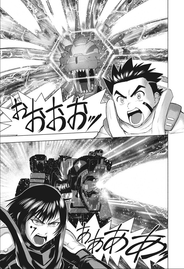 「新装版 機獣新世紀 ZOIDS」3巻に収録された新作マンガより。