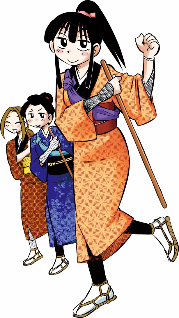 「かきすて！」カラーイラスト