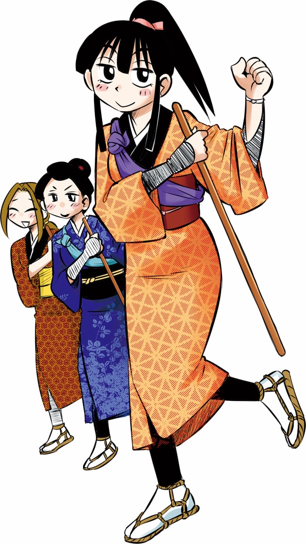 「かきすて！」カラーイラスト