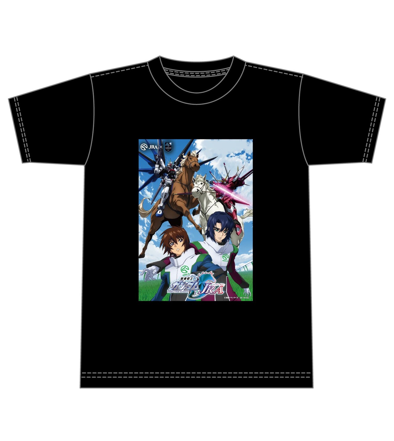 JRA ガンダム　シードダブルオーコラボTシャツ ガンダムSEED JRA コラボTシャツ 限定品 - メルカリ