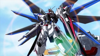 「ガンダムSEED JRA」CMより。