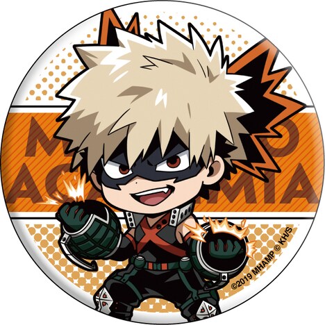 「劇場版『僕のヒーロ―アカデミア』～『次は君たちだ！』 雄英高校 エクスカーション～ in サンシャイン60展望台」で販売される缶バッジ。