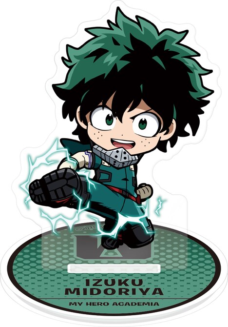 「劇場版『僕のヒーロ―アカデミア』～『次は君たちだ！』 雄英高校 エクスカーション～ in サンシャイン60展望台」で販売されるアクリルスタンド。