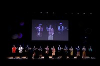 朗読劇の様子。