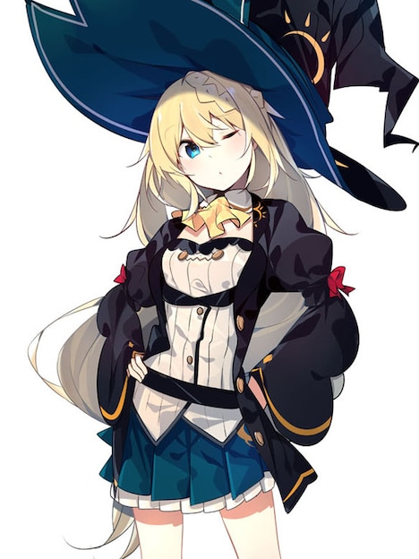 悠木碧演じるアズサの原作イラスト。(c)Kisetsu Morita/SB Creative Corp. Illustration:benio