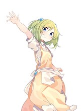 田中美海演じるシャルシャの原作イラスト。(c)Kisetsu Morita/SB Creative Corp. Illustration:benio