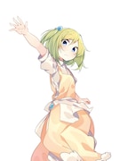 田中美海演じるシャルシャの原作イラスト。(c)Kisetsu Morita/SB Creative Corp. Illustration:benio