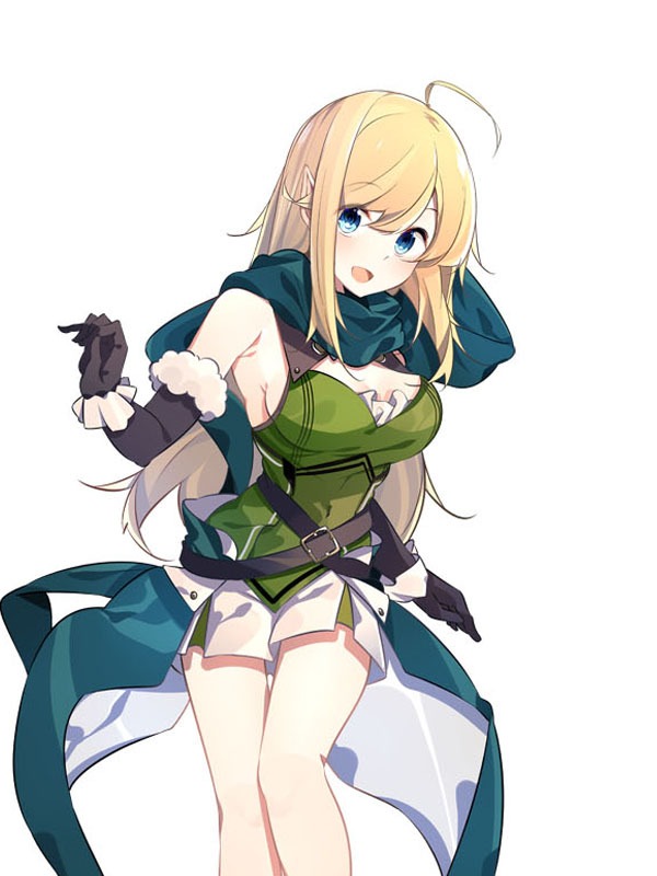 原田彩楓演じるハルカラの原作イラスト。(c)Kisetsu Morita/SB Creative Corp. Illustration:benio