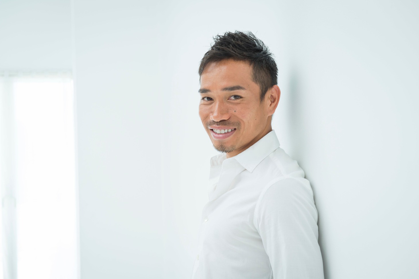 長友佑都選手  撮影：中島慶子（マガジンハウス）