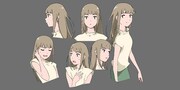 「あの日の心をとらえて」のキャラクターデザイン。
