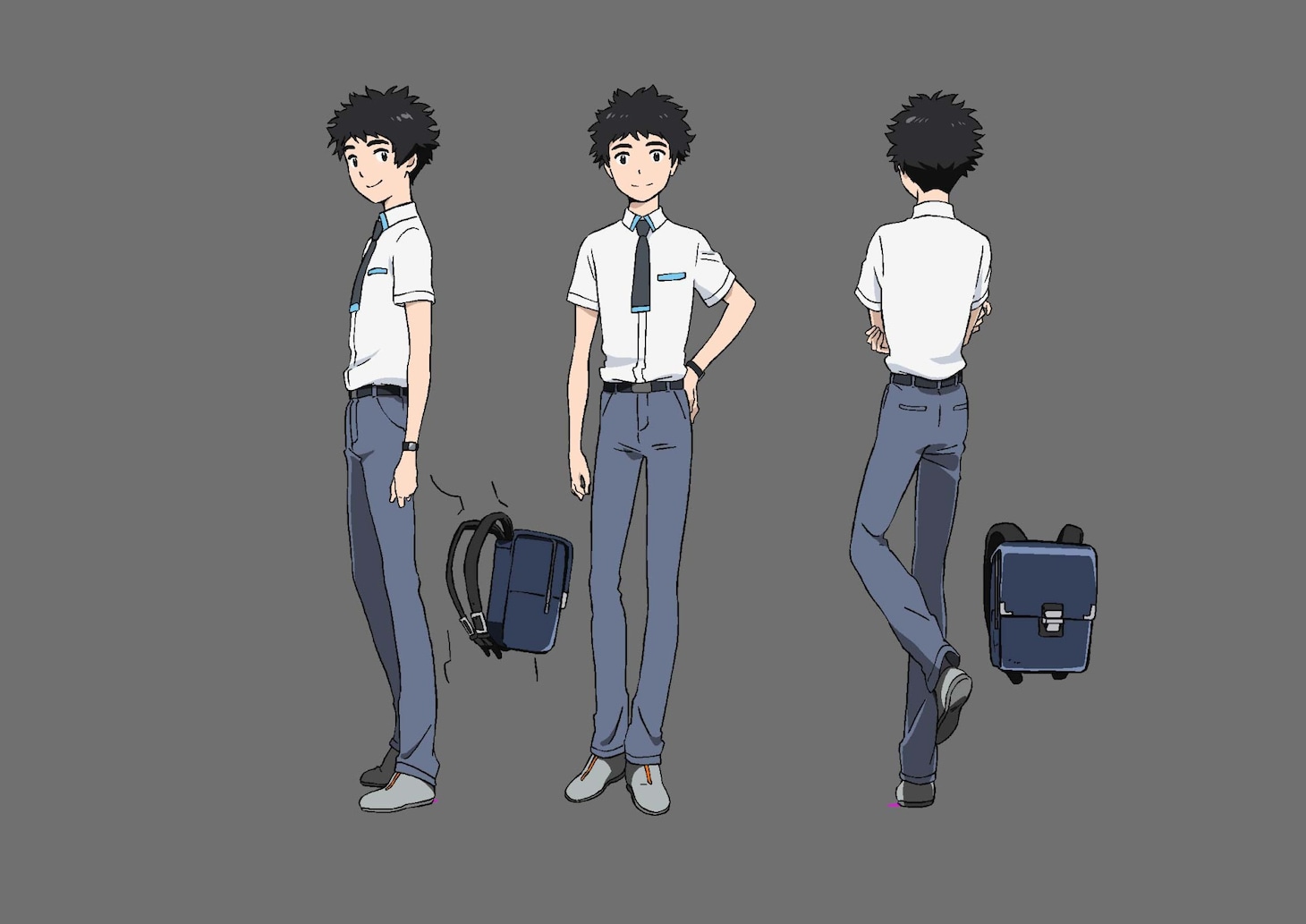 「あの日の心をとらえて」のキャラクターデザイン。