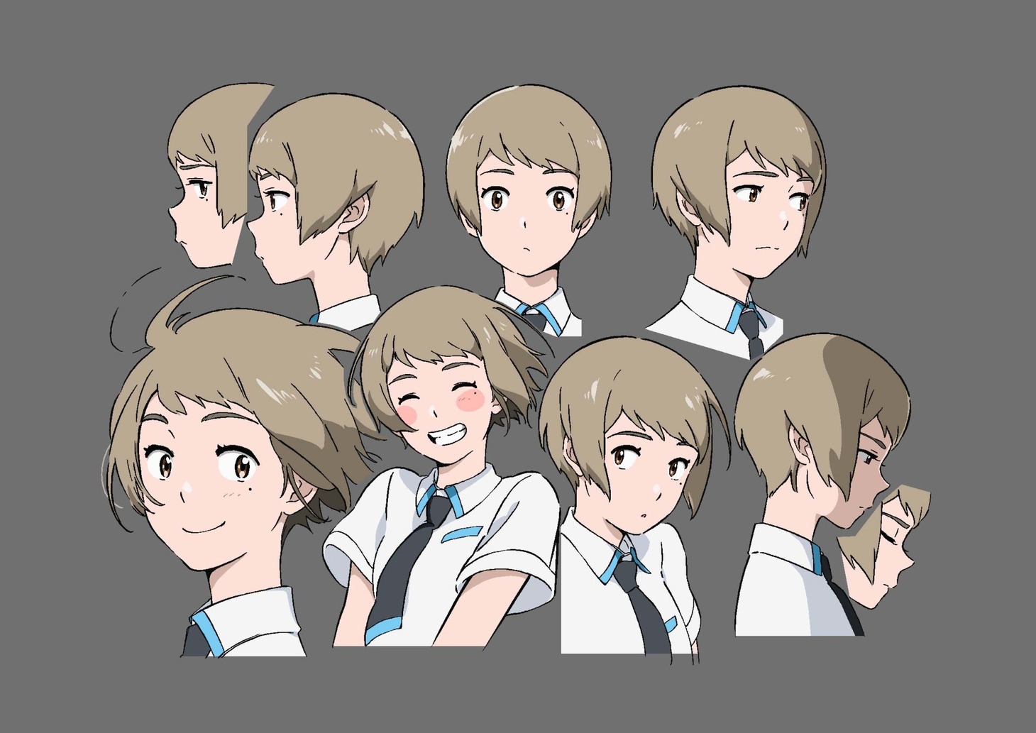 「あの日の心をとらえて」のキャラクターデザイン。