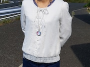 「Re:ゼロから始める異世界生活 2WAYウォッチ」の着用イメージ。