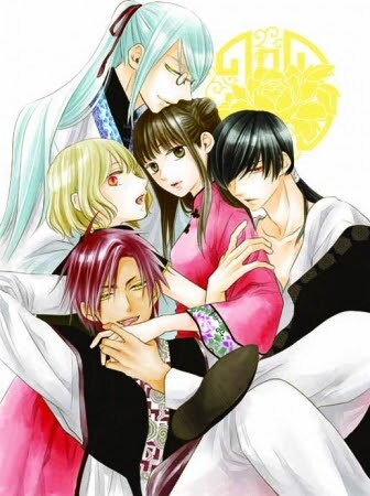 夢木みつるによる読み切り「悪神の思し召し」のイラスト。(c)夢木みつる／白泉社