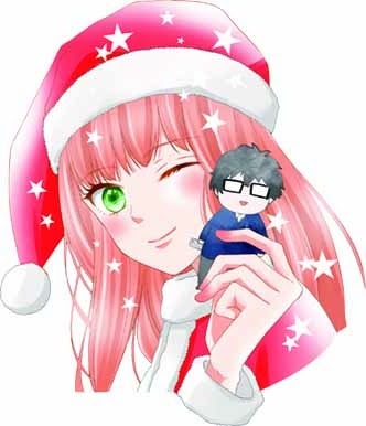 筒井美雪の読み切り「マドンナXmas戦線！」のイラスト。(c)筒井美雪／白泉社