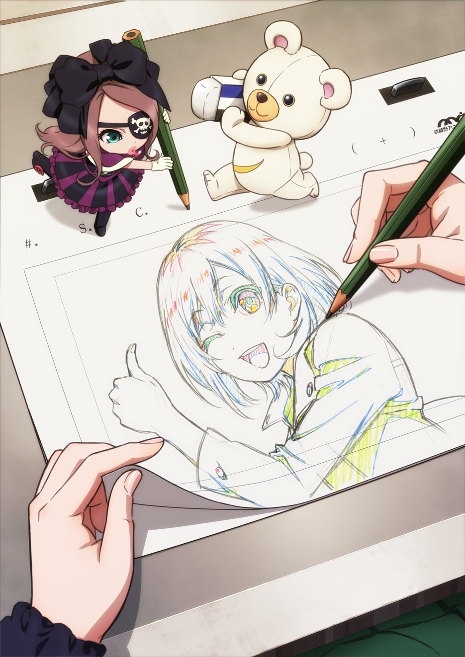 「劇場版『SHIROBAKO』」新ビジュアル（ロゴなし）